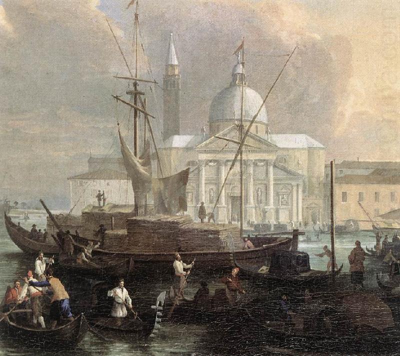 CARLEVARIS, Luca The Sea Custom House with San Giorgio Maggiore (detail) fg china oil painting image